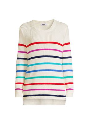 Emma Stripe Cotton Knit Sweater
