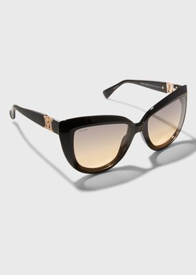 Emme Plastic Cat-Eye Sunglasses