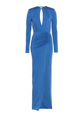 Emmit Draped Jersey Gown