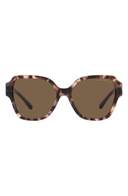 Emporio Armani 54mm Square Sunglasses in Dark Brown