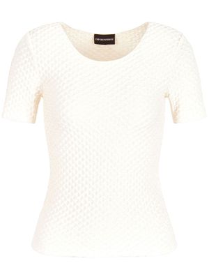 Emporio Armani ASV short-sleeve jumper - White