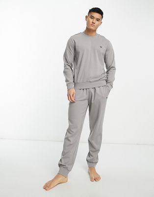 Emporio Armani Bodywear lounge set in gray