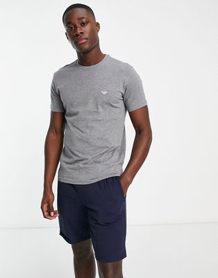 Emporio Armani Bodywear t-shirt and short lounge set in gray