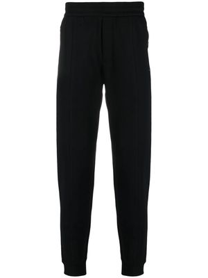 Emporio Armani cotton-blend track pants - Black