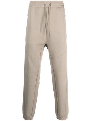 Emporio Armani cotton-blend track pants - Grey