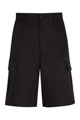 Emporio Armani Cotton Cargo Bermuda Shorts