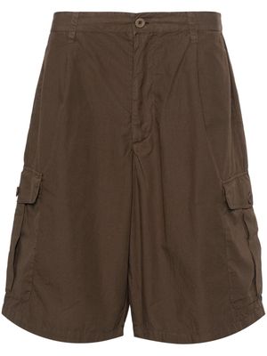 Emporio Armani cotton cargo shorts - Brown