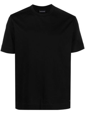 Emporio Armani crew-neck cotton T-shirt - Black