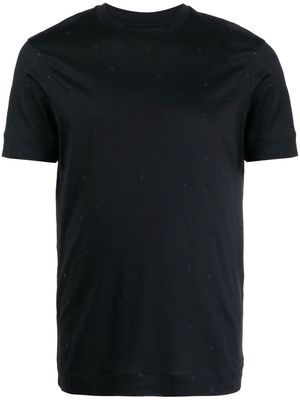 Emporio Armani crew-neck fitted T-shirt - Blue