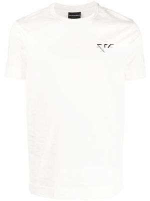 Emporio Armani crew-neck fitted T-shirt - White
