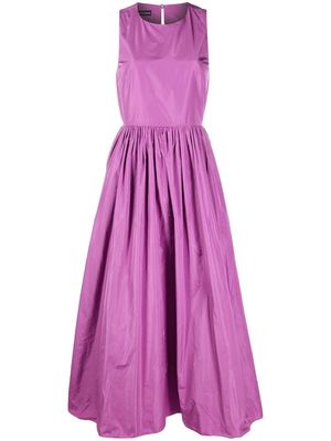 Emporio Armani cut-out sleeveless maxi dress - Purple