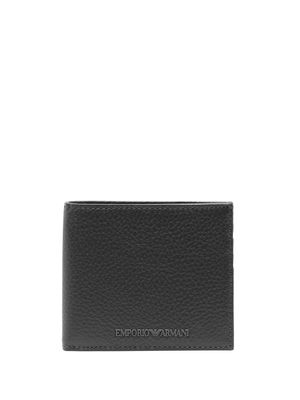 Emporio Armani debossed-logo detail wallet - Grey
