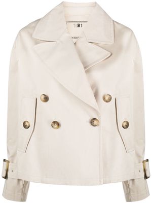 Emporio Armani double-breasted buttoned jacket - Neutrals