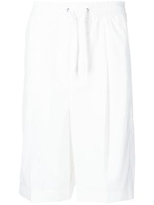 Emporio Armani drawstring bermuda shorts - White