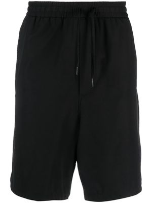 Emporio Armani drawstring-fastening waist shorts - Black