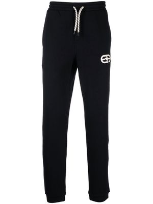 Emporio Armani drawstring track pants - Blue