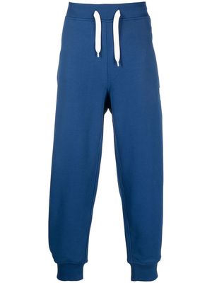 Emporio Armani drawstring-waist track pants - Blue