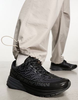 Emporio Armani EA7 Distance sneakers in black