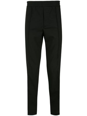 Emporio Armani elasticated-waist slim-fit trousers - Black