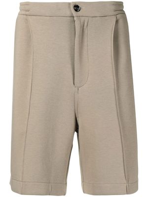 Emporio Armani exposed-seam detail bermuda shorts - Brown