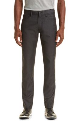 Emporio Armani Five-Pocket Wool Pants in Solid Dark Grey
