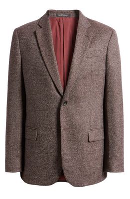 Emporio Armani G-Line Deco Wool Blend Sport Coat in Tan