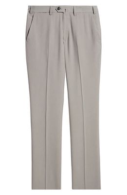 Emporio Armani G-Line Flat Front Pants in Grey