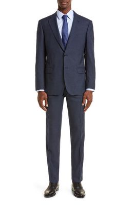 Emporio Armani G-Line Microdot Suit in Blue