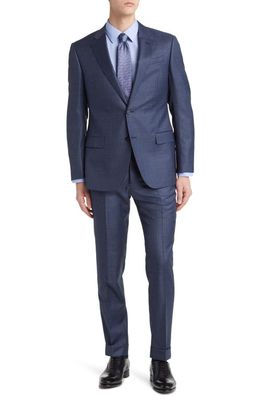 Emporio Armani G-Line Virgin Wool Suit in Marine Blue
