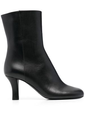 Emporio Armani high-ankle leather boots - Black