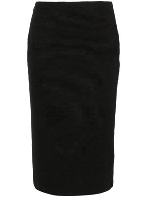 Emporio Armani high-waist pencil skirt - Black