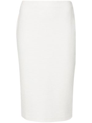 Emporio Armani high-waist pencil skirt - White