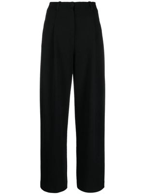 Emporio Armani high-waist pleated trousers - Black