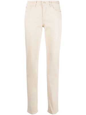 Emporio Armani high-waist skinny jeans - Neutrals