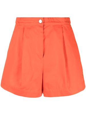 Emporio Armani high-waisted mini shorts - Orange