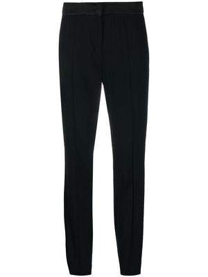 Emporio Armani high-waisted slim-cut trousers - Black