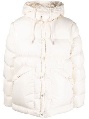 Emporio Armani hooded padded jacket - Neutrals