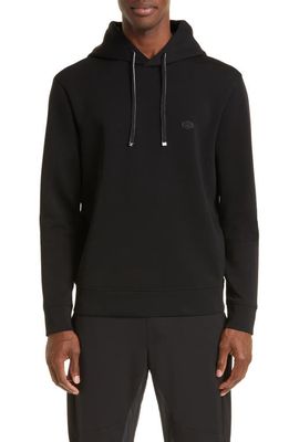 Emporio Armani Hookup Hoodie in Solid Black