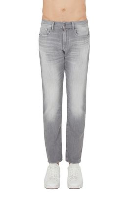 Emporio Armani J13 Slim Fit Comfort Fleece Jeans in Grey Denim