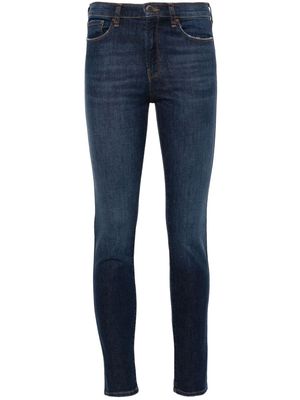 Emporio Armani J20 high-rise skinny jeans - Blue