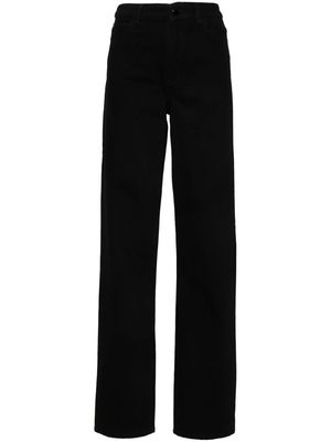 Emporio Armani J4B mid-rise straight-leg jeans - Black