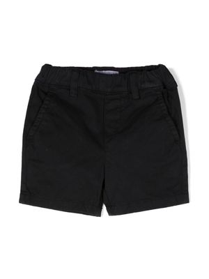 Emporio Armani Kids elasticated-waistband chino shorts - Blue