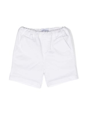 Emporio Armani Kids elasticated-waistband chino shorts - White