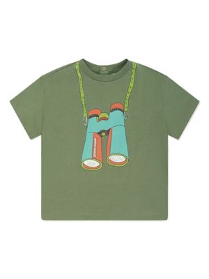 Emporio Armani Kids graphic-print T-shirt - Green