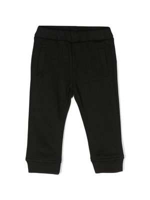 Emporio Armani Kids logo-print elasticated-waist track pants - Black