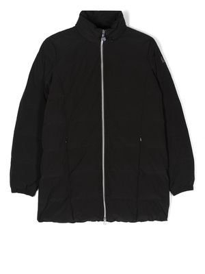 Emporio Armani Kids padded zipped coat - Black