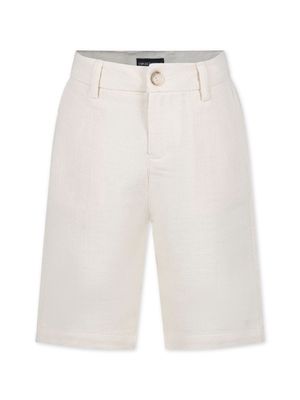 Emporio Armani Kids tailored cotton shorts - Neutrals