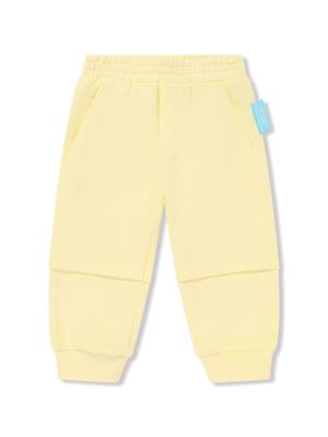 Emporio Armani Kids x The Smurfs organic cotton track pants - Yellow