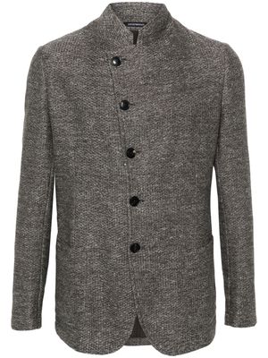 Emporio Armani knitted single-breasted jacket - Green