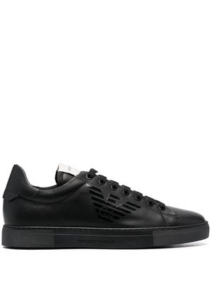 Emporio Armani lace-up sneakers - Black